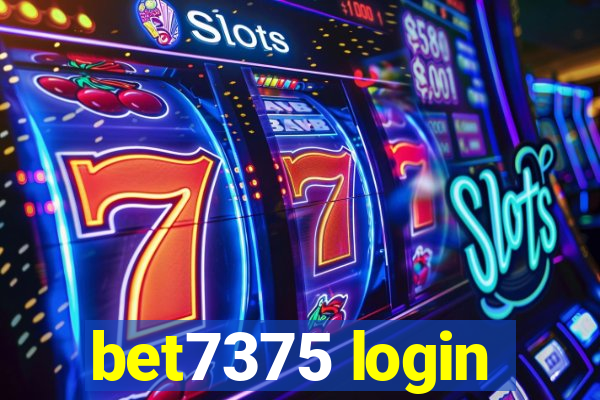 bet7375 login